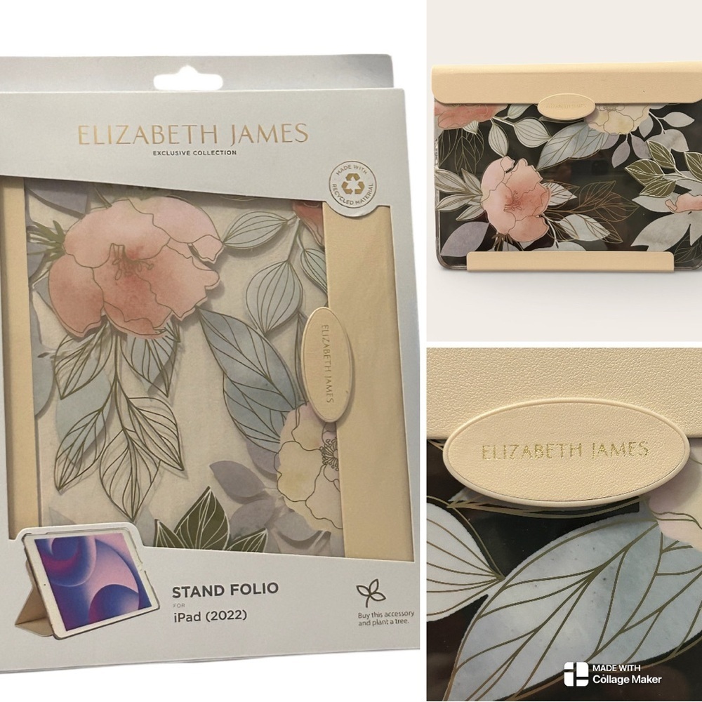 NIB Elizabeth James iPad case